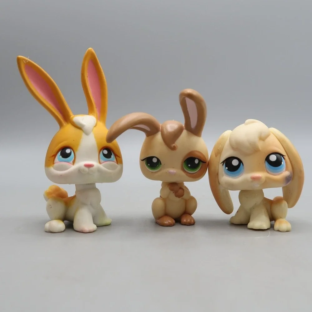 Authentic Vintage Littlest Pet Shop LPS Lot Rabbit Bunny pink‎ magnet